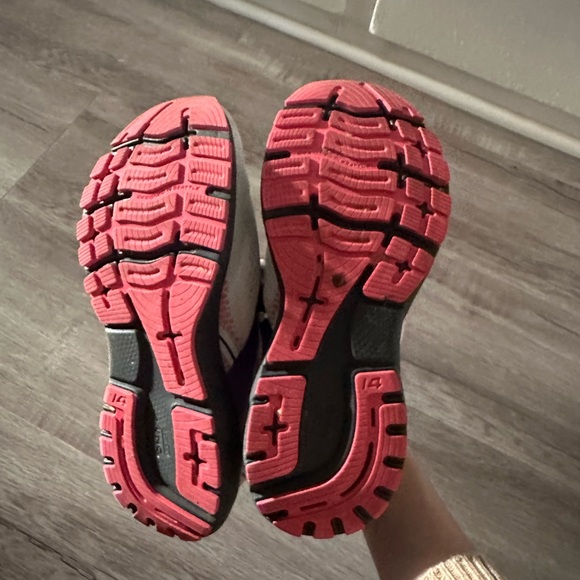 Brooks Women's Ghost 14 Running Sneakers Size 9 White Purple Coral - Picture 9 of 9